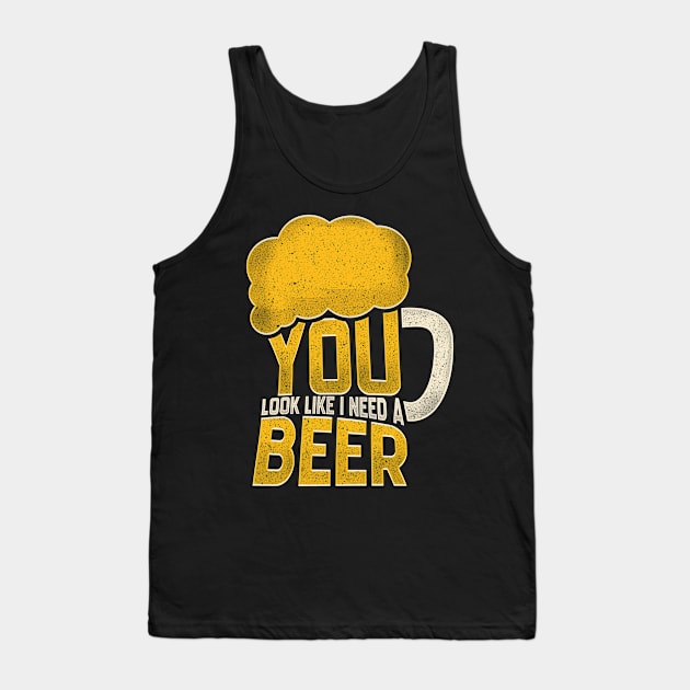 Funny Beer Happy Alcohol Drinker Oktoberfest Festival Tank Top by merchmafia